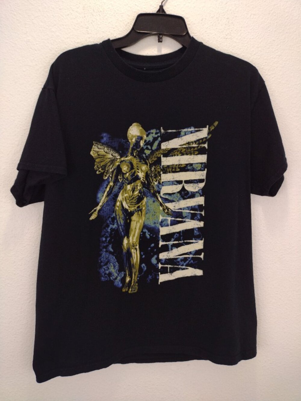Nirvana Men's T-Shirt In Utero Black Large